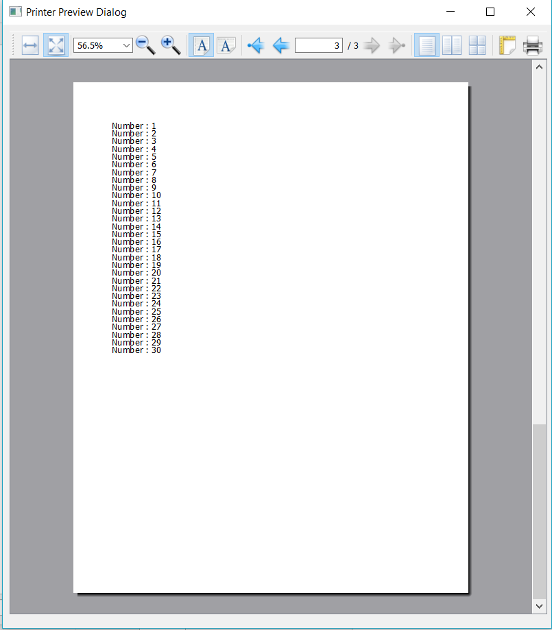 Print Preview Dialog