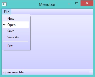 Menubar