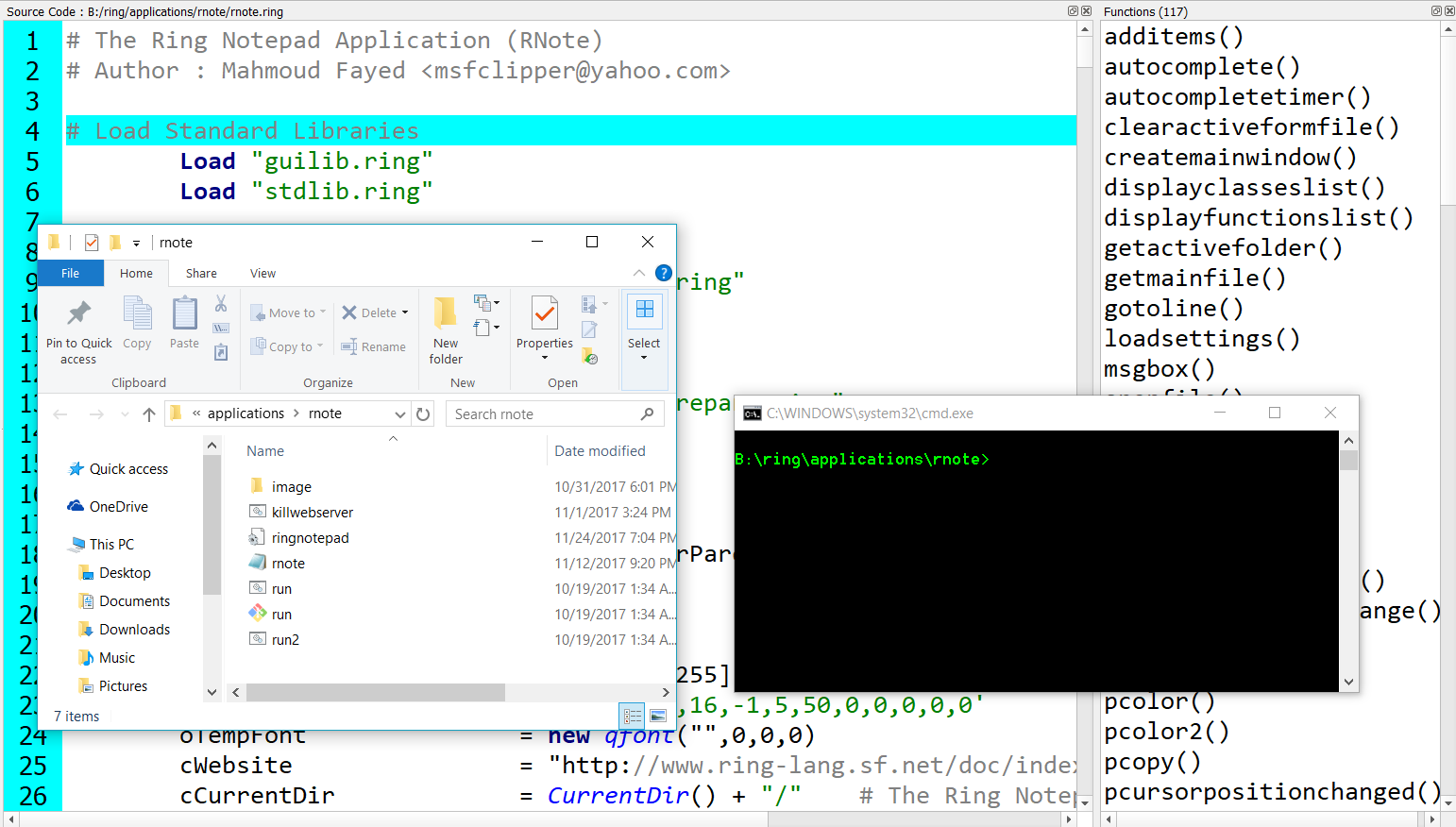 Ring Notepad - Tools - Terminal - shot 2